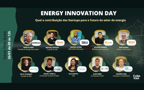 Energy Innovation Day: startups se unem no Cubo Itaú para discutir o futuro do setor energético